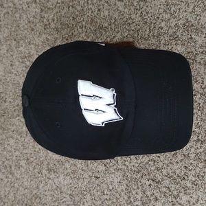 '47 University of Wisconsin Badgers Embroidered Fitted Black Cap Rare